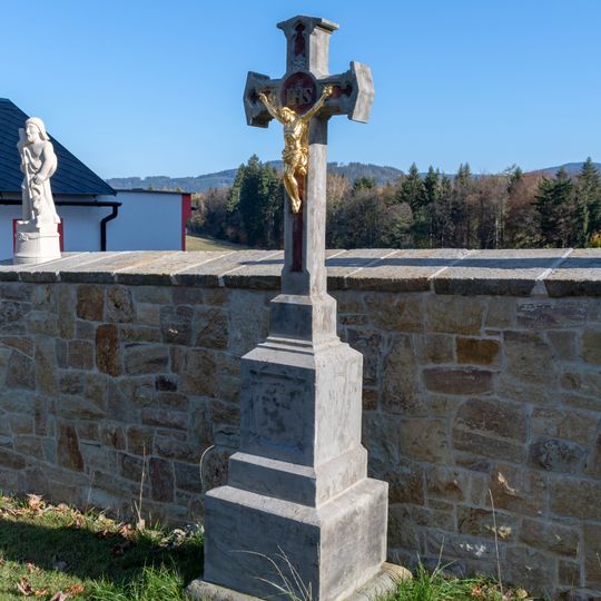 Wayside cross in Studené