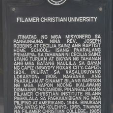 Filamer Christian University historical marker