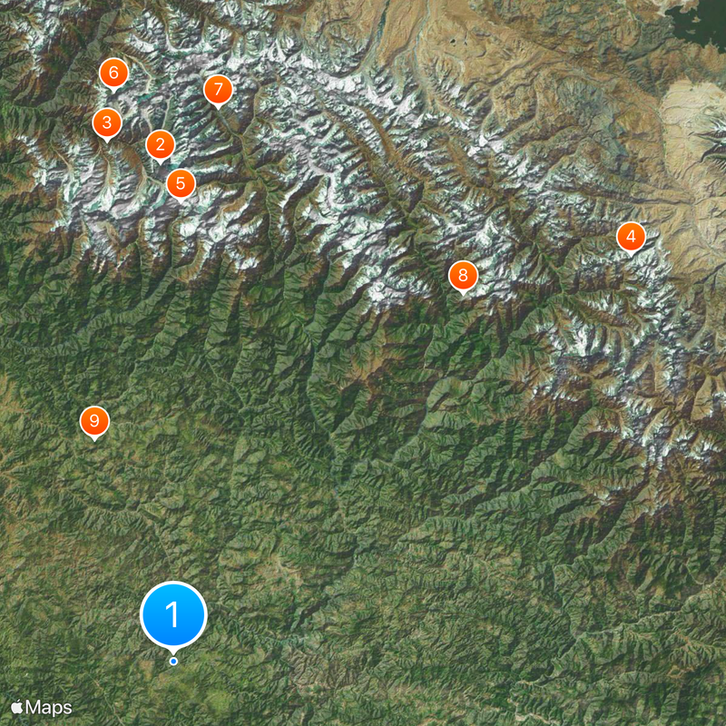 Pithoragarh district Map