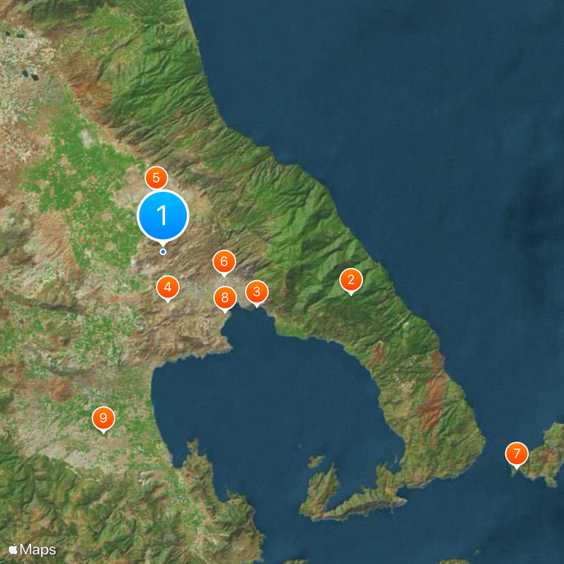 Magnesia Regional Unit Map