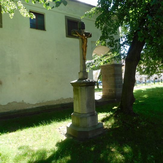 Kříž u kostela blahoslavené Juliány Collaltov v Brtnici