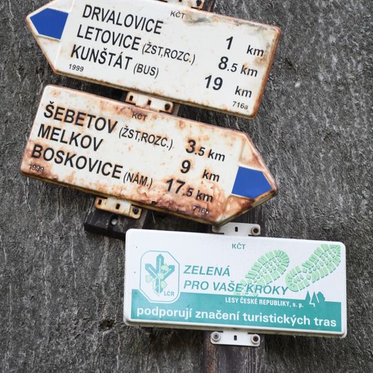 Rozcestník Vanovice