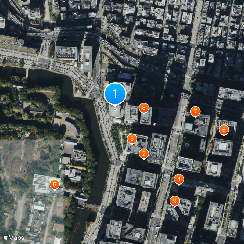 Tokyo Fire Department Map