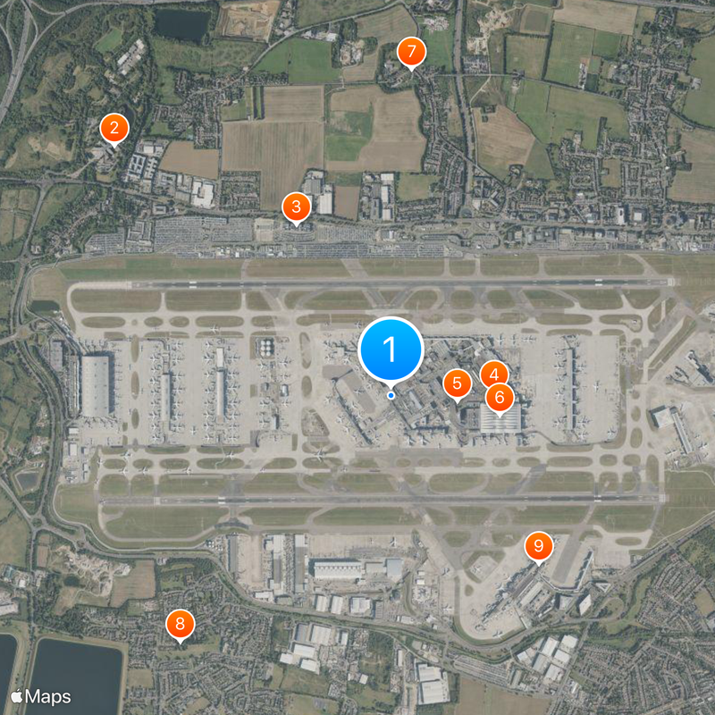 Heathrow Terminal 3 Map
