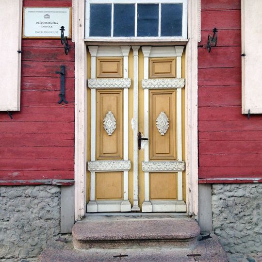 Exterior doors on Liepājas iela 17, Kuldiga