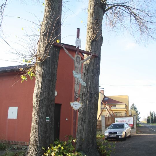 Dřevěný kříž v Horních Rybníkách