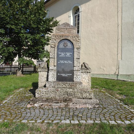 War memorial Pörmitz