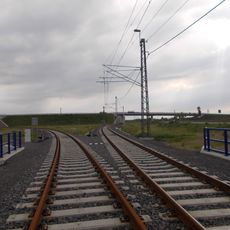 Most silnice II/464 přes železniční oblouk Mošnov - Sedlnice