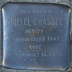 Stolperstein dedicated to Hillel Chassel