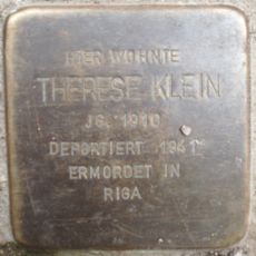 Stolperstein dedicated to Therese Klein