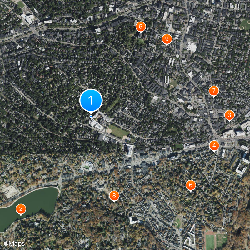 Brookline High School Map