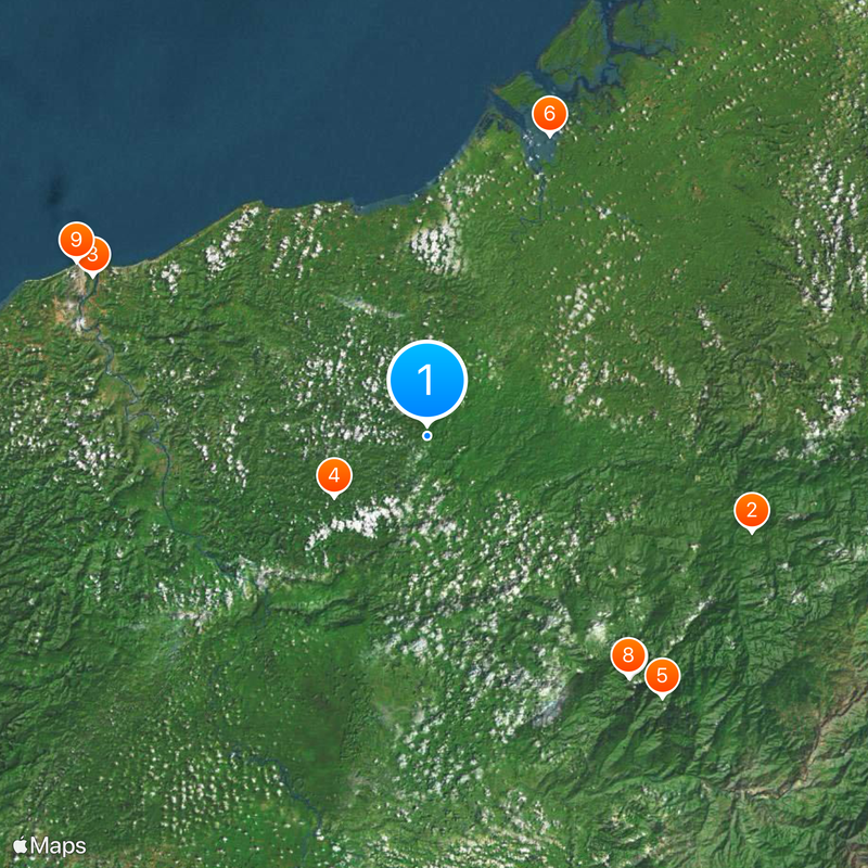 Esmeraldas Province Map