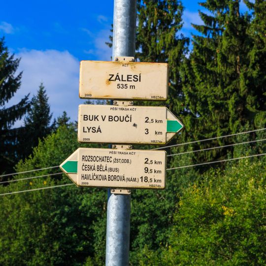 Rozcestník Zálesí