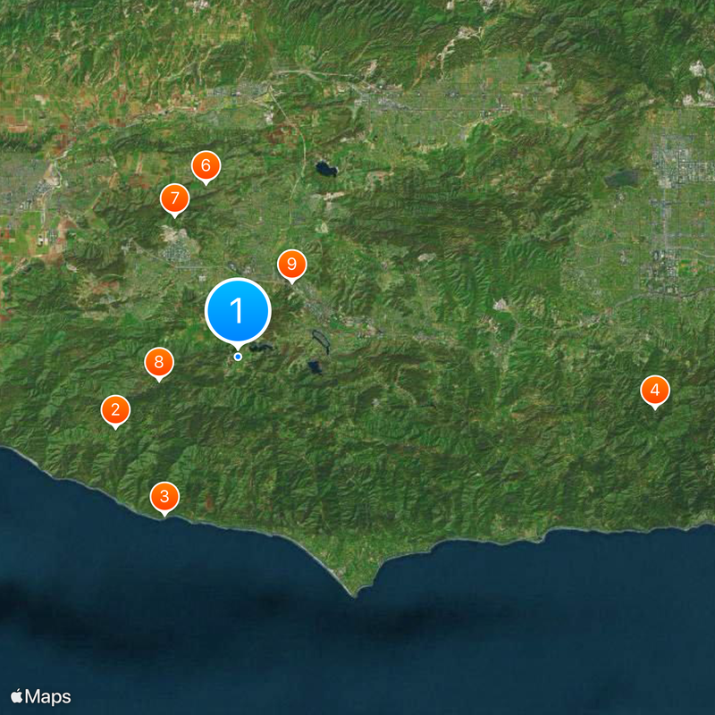 Sherwood Country Club Mapa