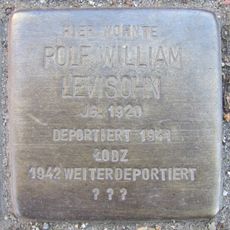 Stolperstein en memoria de Rolf William Levisohn