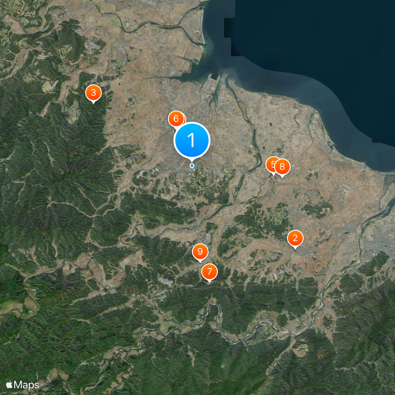 三重中学校・高等学校 Map