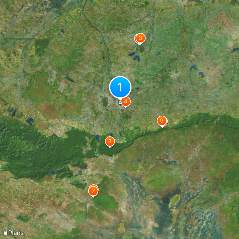 Phanom Rung historical park Kaart