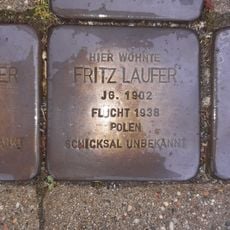 Stolperstein dedicated to Fritz Laufer