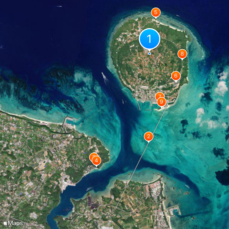Kouri Island Map