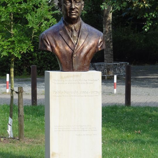 Pablo-Neruda-Büste