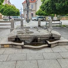 Kašna na Václavském náměstí v Příbrami