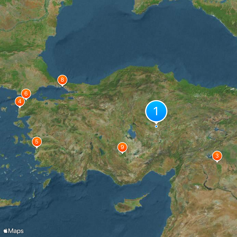 Anatolia Map