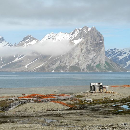 Gåshamna, Hornsund, Vest-Spitsbergen.