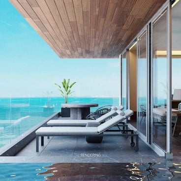 Dachbars in der Riviera Maya