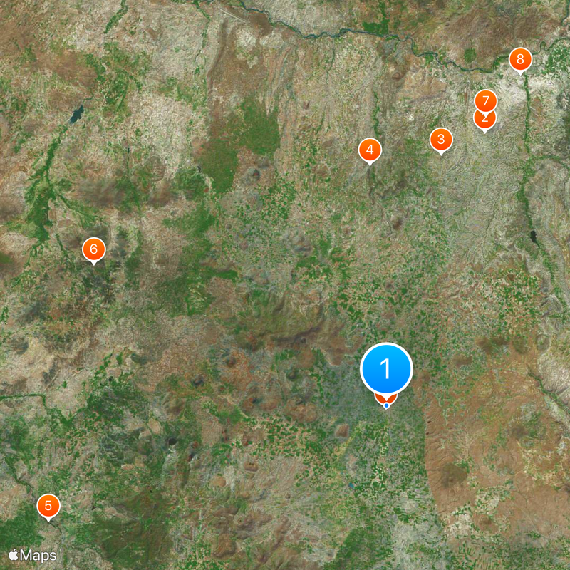 Derinkuyu underground city Mapa