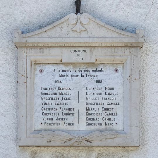 War memorial of Lélex