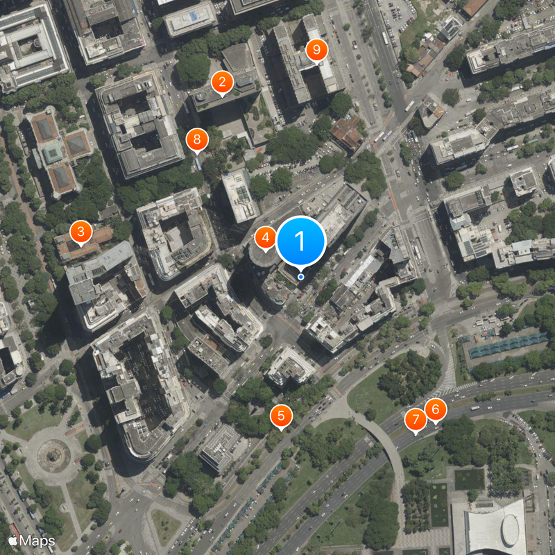 Brazilian Academy of Letters Map