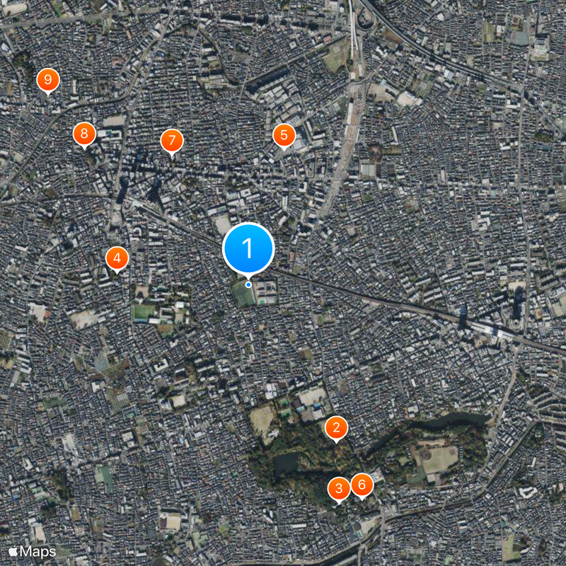 Tokyo Metropolitan Oizumi High School and Junior High School Map