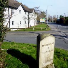 Milestone On Grass Verge,100 Metres East Of Junction With Bath Road