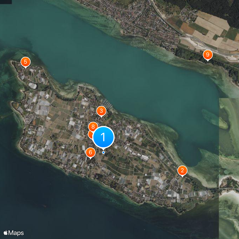 Reichenau Island Map