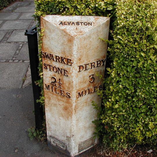 Milepost, Allenton, Shelton Lock