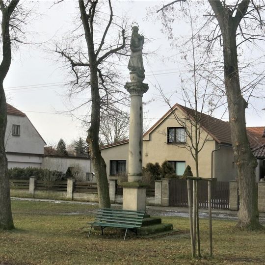 Maria column in Křinec