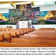 Works of Art by Gianni Parziale in the Church of Mary Immaculate