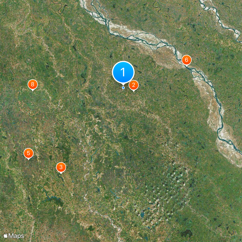 Distretto di Rangpur Mappa