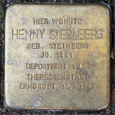 Stolperstein dedicated to Henny Sternberg