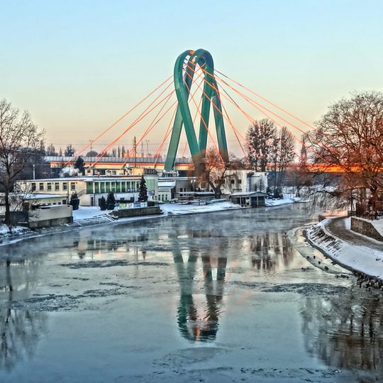 University Bridge in Bydgoszcz