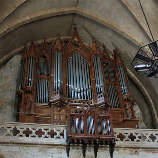 Foix, abbey church St.Volusien, great organ