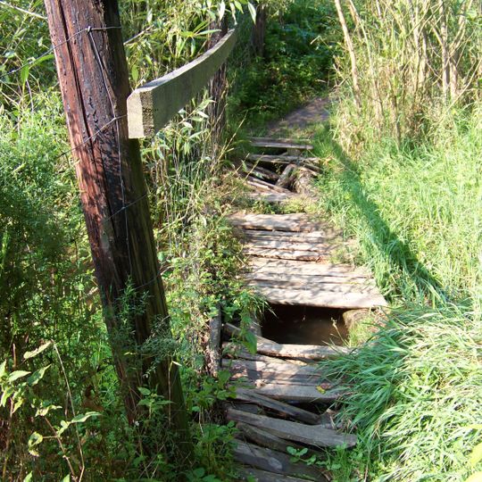 Lávka přes Šípský potok u Šípského mlýna