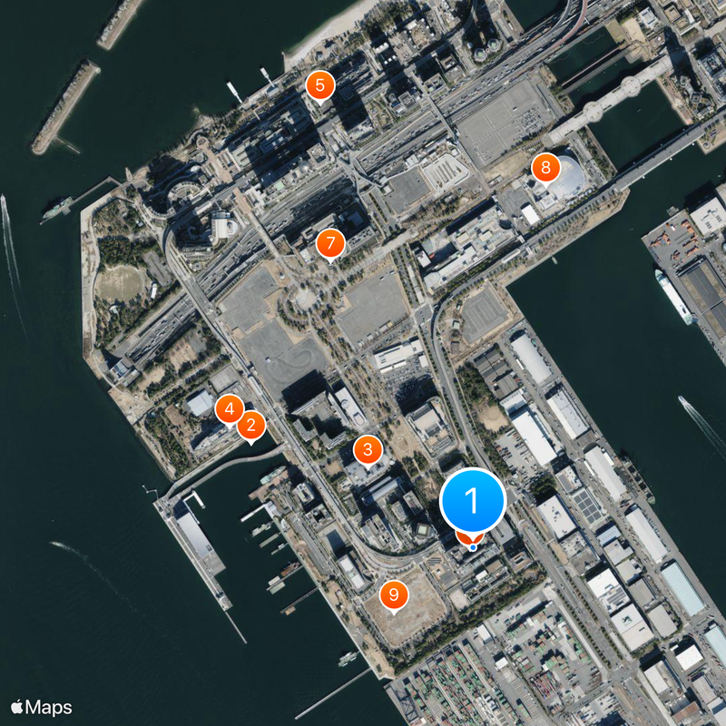 Tokyo Waterfront City Map