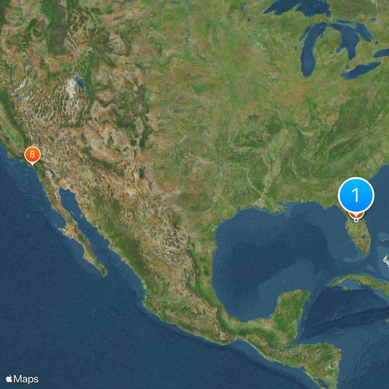 Seven Seas Lagoon Karte