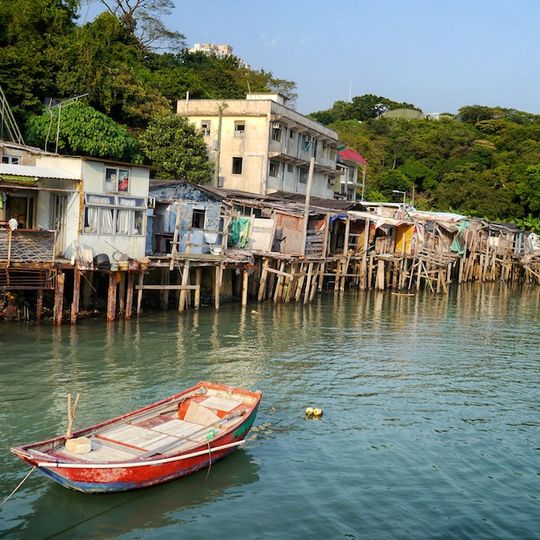 Stilt houses in Hong Kong