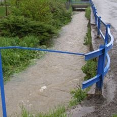 Mostek přes Metylovku v Metylovicích k severní straně sokolovny