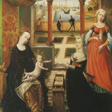 Madonna and Child with Donor. and Mary Magdalene