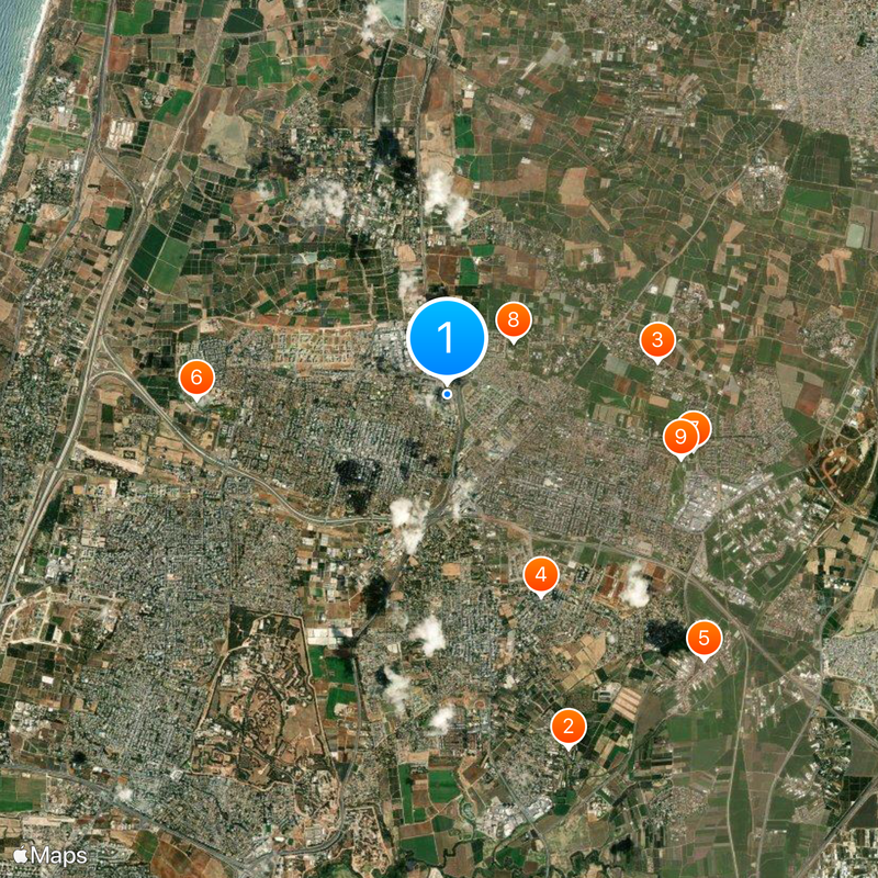Open University of Israel Map