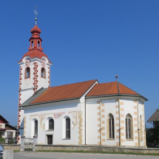 St. Sebastian Church in Moste pri Komendi