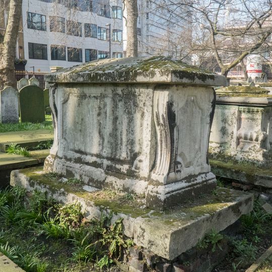 Chest Tomb With Volutes, South Enclosure